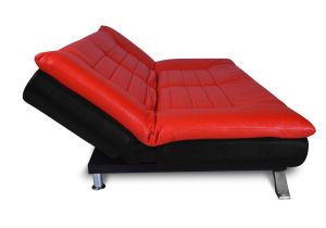 Different Types Of Rollaway Beds Elite Three Seater Leatherette sofa Cum Bed Folding Bed Red Buy