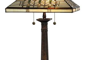 Discontinued Dale Tiffany Lamps Dale Tiffany Tt13115 Fieldstone Oak Park 2 Light Table