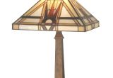 Discontinued Dale Tiffany Lamps Dale Tiffany Tt70733 Geo Mission 20 Inch Table Lamp