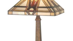 Discontinued Dale Tiffany Table Lamps Dale Tiffany Tt70733 Geo Mission 20 Inch Table Lamp