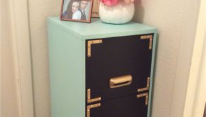 Diy 2 Drawer File Cabinet Desk Filing Cabinet Makeover Black Chalkboard Paint On the Drawers