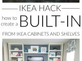 Diy Built In Entertainment Center Plans Diy Built In Using Ikea Cabinets and Shelves Blogger Home Projects