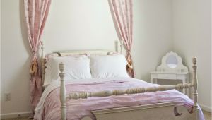 Diy Canopy Bed without Drilling Easy No Sew Curtain Canopy Little Girl Bedroom Progress Bless Er