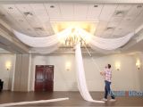 Diy Ceiling Draping Kit Prefabricated Ceiling Drape Kits Instructional Video Youtube