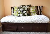 Diy Daybed with Trundle Ana White Daybed with Storage Trundle Drawers Diy Projects