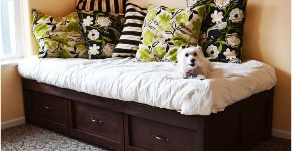 Diy Daybed with Trundle Ana White Daybed with Storage Trundle Drawers Diy Projects