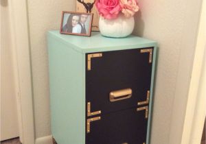 Diy Desk with File Cabinet Filing Cabinet Makeover Black Chalkboard Paint On the Drawers