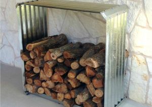 Diy Indoor Firewood Rack Corrugated Firewood Rack A Unique Way to Store Firewood Outside