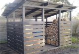 Diy Indoor Firewood Rack Modern Firewood Shed Black Outdoors Pinterest Wood Shed