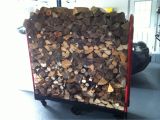 Diy Indoor Firewood Rack Movable Firewood Storage Fires Pinterest Firewood Storage