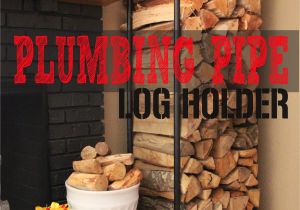 Diy Indoor Firewood Storage Rack Plumbing Pipe Firewood Holder My Home Pipe Furniture Firewood