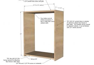 Diy Kitchen Cabinet Plans Free Ana White Build A Wall Kitchen Cabinet Basic Carcass Plan Free