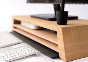 Diy Monitor Stand Wood Ultimate Display Monitor Stand with Mac Mini Wacom Drawing