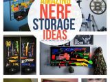 Diy Nerf Gun Storage Ideas Nerf Storage Ideas A Girl and A Glue Gun