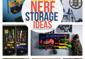 Diy Nerf Gun Storage Ideas Nerf Storage Ideas A Girl and A Glue Gun