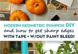 Diy Painting with A Twist at Home Geometric Pumpkin Diy and Painting Trick for Shapes Home Diy