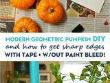 Diy Painting with A Twist at Home Geometric Pumpkin Diy and Painting Trick for Shapes Home Diy