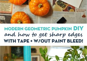 Diy Painting with A Twist at Home Geometric Pumpkin Diy and Painting Trick for Shapes Home Diy