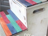 Diy Potty Step Stool with Handles Diy Step Stool Makeover Colors Pinterest Stool Makeover Diy