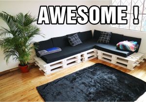 Diy Sectional sofa Frame Plans Making the Cutest Diy Pallet Couch Youtube