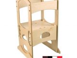 Diy toddler Step Stool with Rails Learning tower Woodworking Plans Awesome Red Learning
