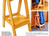 Diy toddler Step Stool with Rails Plans Kitchen Step Stool Plans Furniture Plans Homestuffs Pinterest