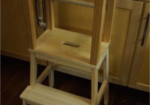 Diy toddler Step Stool with Rails Third and Patterson Diy toddler Learning tower