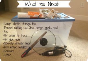 Diy top Entry Litter Box Diy top Entry Litter Box Makeover Meow