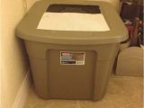 Diy top Entry Litter Box Easy Diy top Entry Cat Litter Box I Made This Myself I