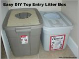 Diy top Entry Litter Box Easy Diy top Entry Litter Box