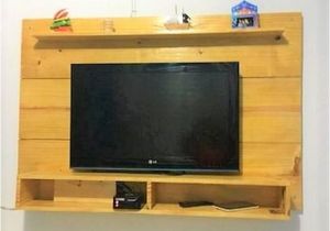 Diy Triple Monitor Stand Wood Wonderful Diy Pallets Lcd Stand Pallet Furniture Pinterest