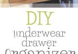 Diy Underwear Drawer organizer Underwear Drawer organizer Diy organization Pinterest Domov