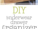 Diy Underwear Drawer organizer Underwear Drawer organizer Diy organization Pinterest Domov