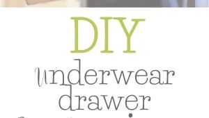 Diy Underwear Drawer organizer Underwear Drawer organizer Diy organization Pinterest Domov