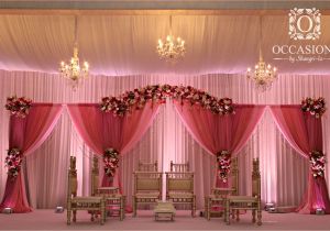 Diy Wedding Ceiling Drape Kits Pink Drapery and Floral Mandap Indian Wedding Mandaps Obsevents