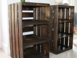 Diy Wood Crate Nightstand Bloombety Crates Diy Nightstand with Green Glass Diy