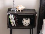 Diy Wood Crate Nightstand Diy Crate Nightstands Inspiration Made Simple