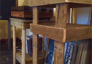 Diy Wood Pallet Picture Display Stereo and Record Player Stands Built From Reclaimed Pallets