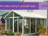 Do It Yourself Patio Enclosure Kits Sunroom Kit Easyroom Diy Sunrooms Patio Enclosures