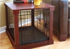 Dog Crate Divider Diy Merry Products Deluxe Wood and Wire Dog Crate Ebay