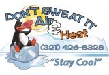 Don S Heating and Air Don 39 T Sweat It Air and Heat Inc Palm Bay Florida Fl