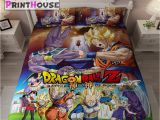 Dragon Ball Z Comforter Set Dragon Ball Z Blanket Bed Sheets Covers Anime Print House