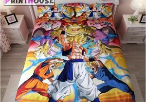 Dragon Ball Z Comforter Set Dragon Ball Z Goku Bed Set Comforter Bed Sheets Anime