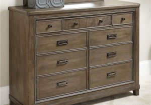 Drawer Drop Pulls for Dressers Contemporary 9 Drawer Dresser with Drop top Center Drawer with Media