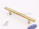 Drawer Pulls 2 Inch Hole Spacing Brushed Brass Gold Kitchen Cabinet Handles Ls201gd76 Furniture