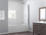 Dreamline Shower Doors Reviews Dreamline Aqua Fold 36 Quot X 58 Quot Hinged Frameless Tub Door