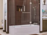 Dreamline Shower Doors Reviews Dreamline Aqua Lux 60 Quot X 58 Quot Hinged Tub Door Reviews