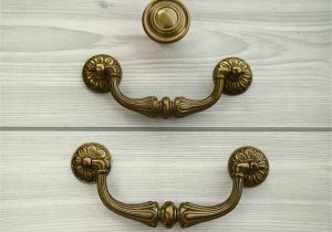 Drop Bail Pulls for Dressers Antique Gold Brass Dresser Handle Pull Drop Bail Drawer Pull Etsy