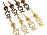 Drop Pulls for Dressers 4x Cool Brass Furniture Drawer Pull Handle Cabinet Jewelry Box Door