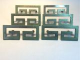 Drop Pulls for Dressers Greek Key Style Drawer Pulls Lot Of 6 Vintage 3 Inch Centers